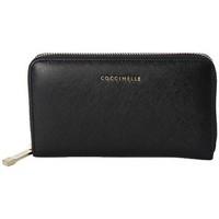 coccinelle wallet black womens pouch in multicolour