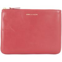 Comme Des Garcons in red calf leather women\'s Pouch in red