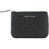 Comme Des Garcons Pochette Comme des Garcons wallet in black printed leather women\'s Purse wallet in black