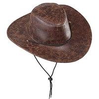 cowboy leatherlook cowboy wild west hats caps headwear for fancy dress