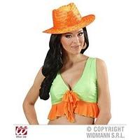 Cowboy Straw - Pink/yellowithorange Cowboy Wild West Hats Caps & Headwear For