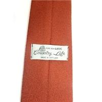 Country Life Pure Wool Brown Tie