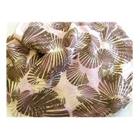 Country Casuals - Pink Fan Fronds Silk Mix Scarf