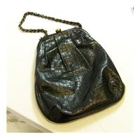 Collard Manson - Size: M - Black Leather Handbag