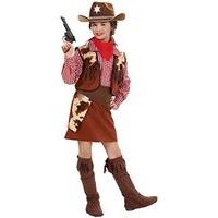 Cowgirl (140cm) (shirt Vest Skirt Belt Bandana Boot Covers)