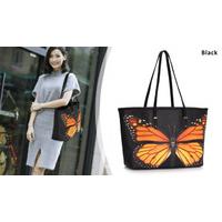 Colourful Butterflies Print Tote Shoulder Bag