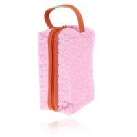 cosmetic hollow make up container pouch handbag translucent bath sunba ...