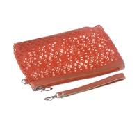 Cosmetic Hollow Make Up Container Pouch Handbag Sunbag Orange