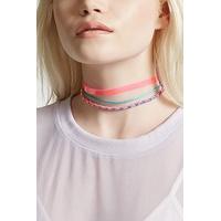 colorful choker set