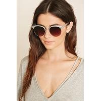 Contrast Browline Sunglasses