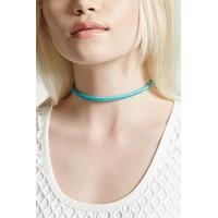 Contrast Woven Choker