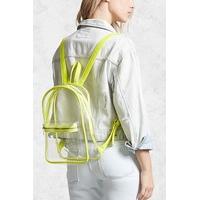 contrast trim clear backpack