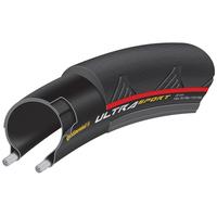 Continental Ultra Sport II Coloured Side Wall Clincher Folding Road Tyre | Red - 23mm