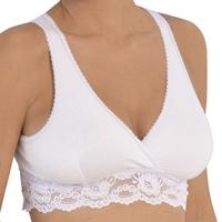 Cotton & Lace Comfort Sleep or Nursing Bra