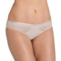 Contouring Sensation Microfibre Tai Briefs with Floral Lace