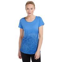 columbia womens horizons scoop neck t shirt blue blue