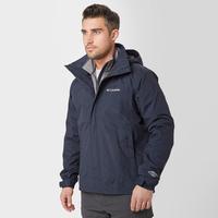 columbia mens mission air ii waterproof jacket blue blue