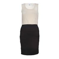 contrast bodycon vest dress