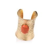 Coral Stone Detail Cuff