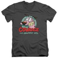 Courage The Cowardly Dog - Courage V-Neck