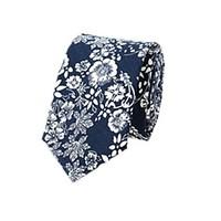 Cotton Collar Floral Printed Cotton 6cm Nnarrow Version Of Casual Tie