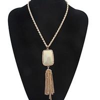 court long tassels necklace y necklaces opal long necklace womens jewe ...