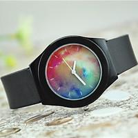 couples european style fashion star watch fireworks silicone watch gif ...