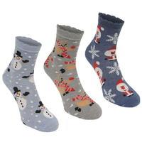 Cote De Moi Design Socks Pack of 3 Ladies