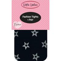 Couture Little Ladies Glitter Star Childrens Tights