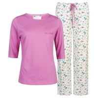 Cote De Moi Long Sleeve Jersey Pyjamas Ladies