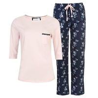 Cote De Moi Long Sleeve Jersey Pyjamas Ladies