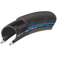 Continental Ultra Sport II Coloured Side Wall Clincher Folding Road Tyre | Blue - 23mm