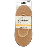 couture cotton footlets 3 pair pack