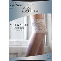 Couture Soft And Sheer Bridal Lace Top Tights