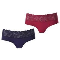 cote de moi lace waist briefs 2 packs