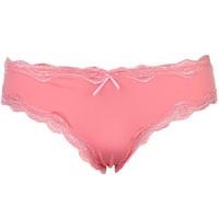 cote de moi midi lace trim briefs ladies