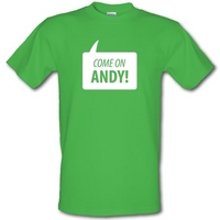 Come On Andy Murray male t-shirt.