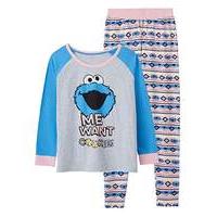cookie monster pyjama set