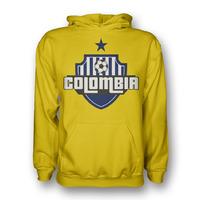 colombia country logo hoody yellow kids