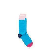 Contrast Socks - Sage Blue