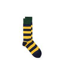 Color Bar Stripe Socks - Mango