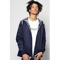 Cotton Harrington Jacket - navy