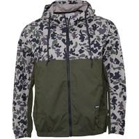 Converse Mens Paklite Full Zip Windrunner Jacket Herbal