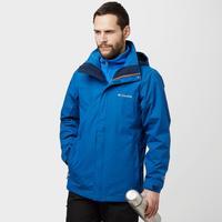 columbia mens mission air ii waterproof jacket blue blue