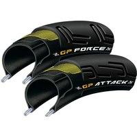 Continental GP Force II and GP Attack II Folding Road Tyres & Tubes
