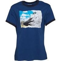 Converse Mens Chucks Triple Ringer T-Shirt Roadtrip Blue