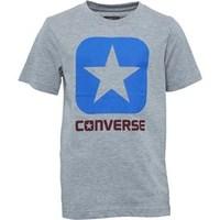 Converse Junior Boys Boxstar T-Shirt Grey Heather