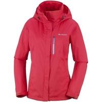 Columbia Pouration Dual Jacket women\'s Windbreakers in Red
