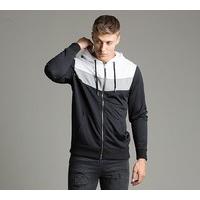 Cooper Zip Poly Hooded Top