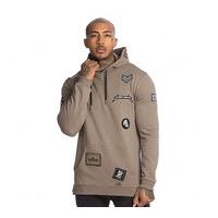 Corona Applique Badge Overhead Hooded Top